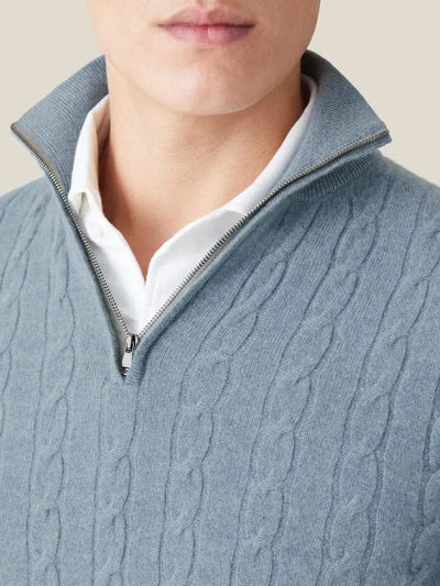 Kasjmier Zip-Up Pullover